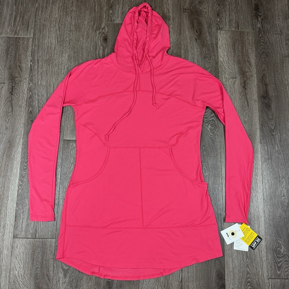 BloqUV WOMEN'S HOODIE DRESS RELAXED Watermelon Size XL